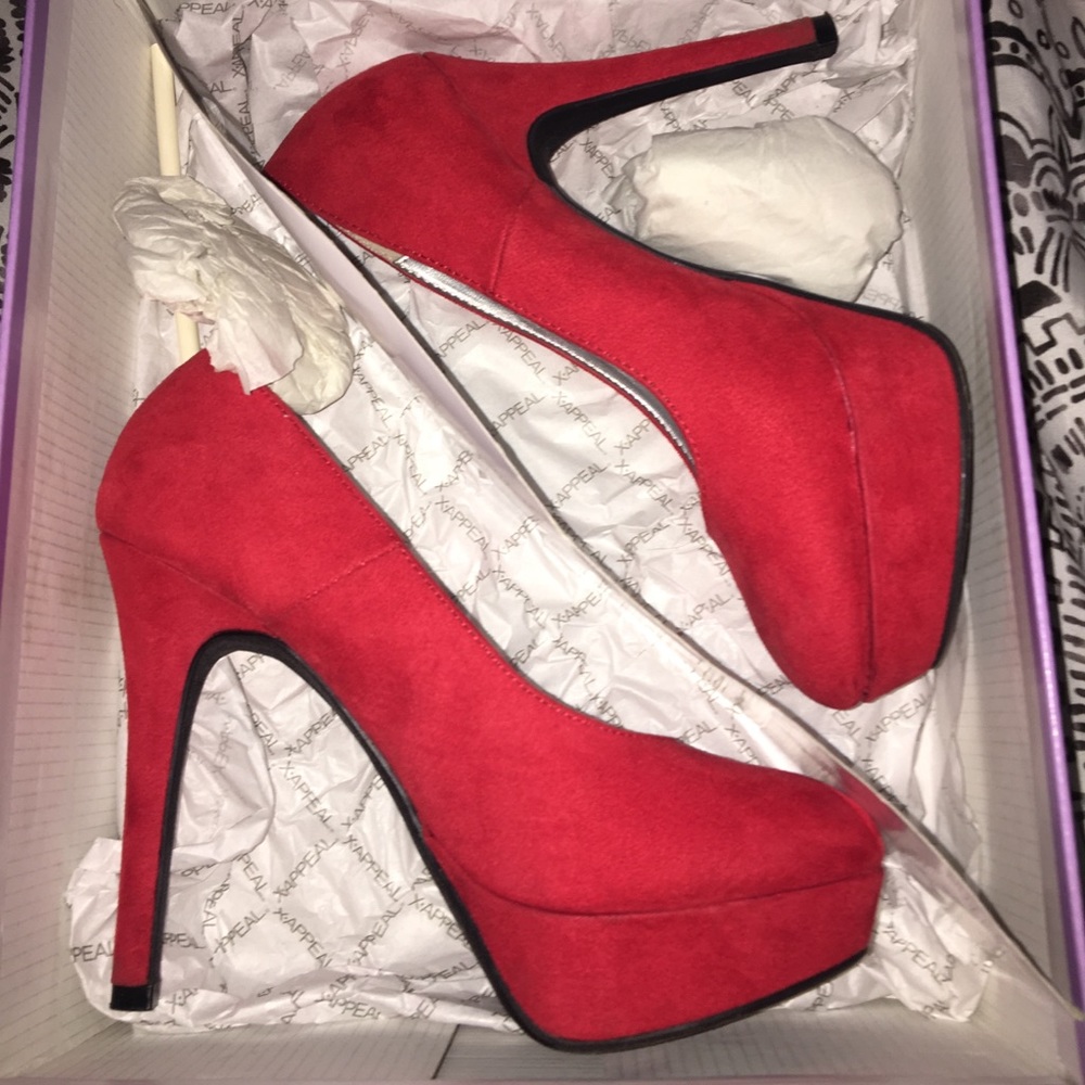 Red heels!